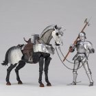 Revoltech Armure équestre gothique du XVe siècle argent - ND