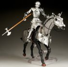 Revoltech Armure équestre gothique du XVe siècle argent - ND