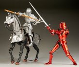 Revoltech Armure équestre gothique du XVe siècle argent - ND