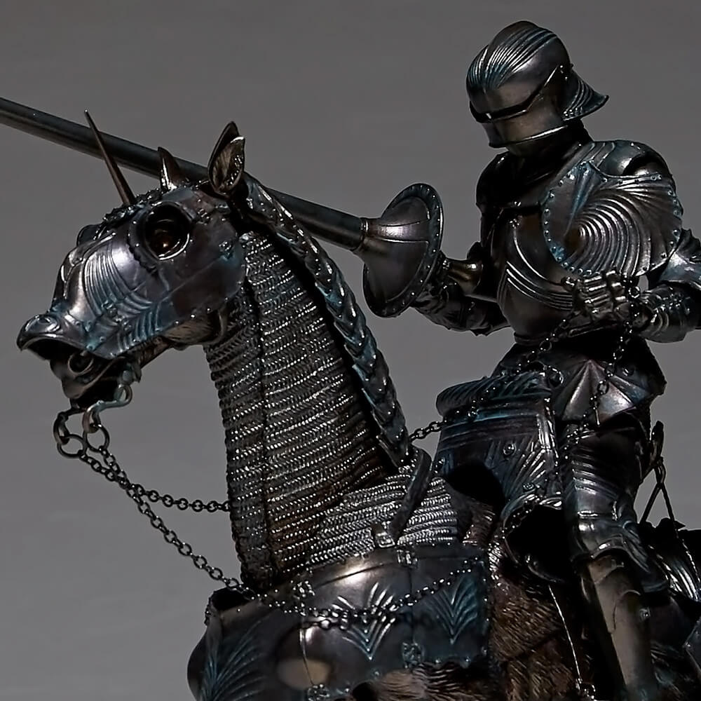 Revoltech Armure équestre gothique du XVe siècle Bronze
