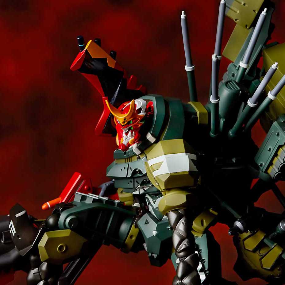 Revoltech Nouvelle Unité-2α de type « Nico-ichi », dérivée de l'unité JA-02 d'Evangelion
