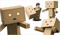 Revoltech Danboard (Miura Hayasaka in cardboard box suit) - Yotsuba&!