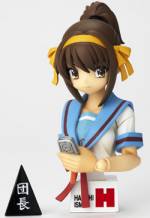 Revoltech Buste Haruhi (Queue de cheval) dans Comptiq - The Melancholy of Haruhi Suzumiya